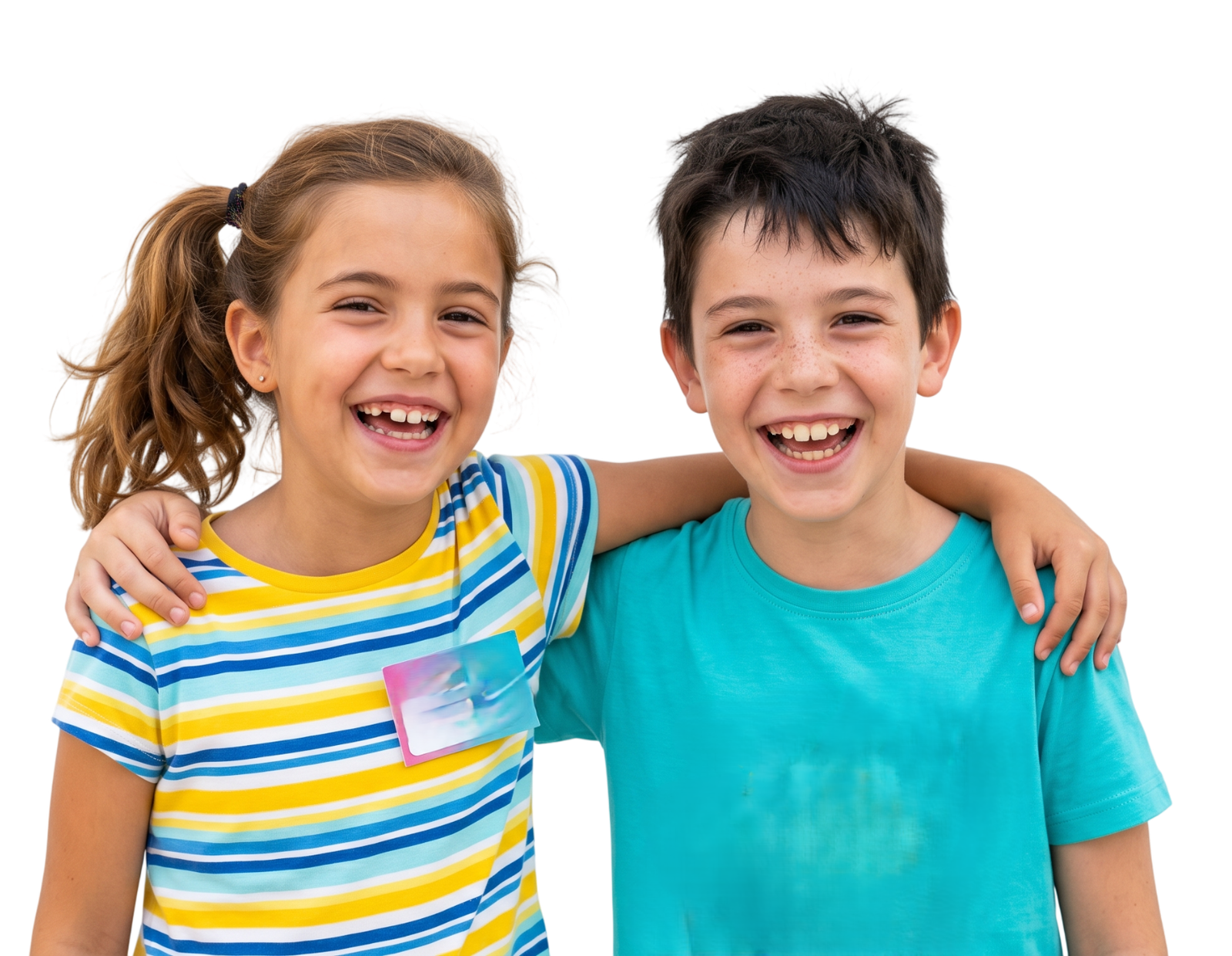 Niños felices en el curso de verano